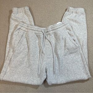 Hollister Men Fleece Lined Relaxed Joggers Sweatpants size M Gray